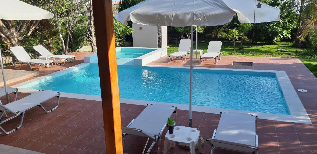 ניאה סקיוני Maria Lemoni Swimming Pool Apartment מראה חיצוני תמונה