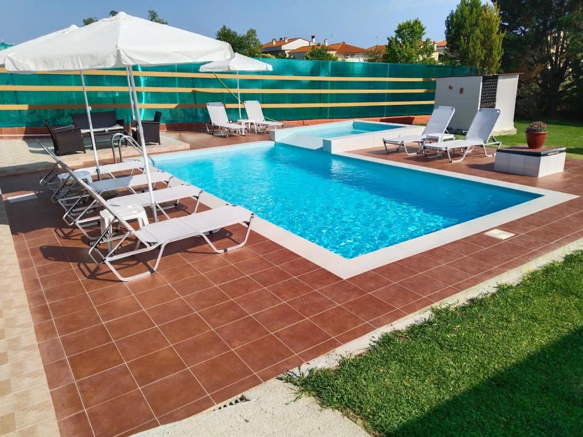 ניאה סקיוני Maria Lemoni Swimming Pool Apartment מראה חיצוני תמונה